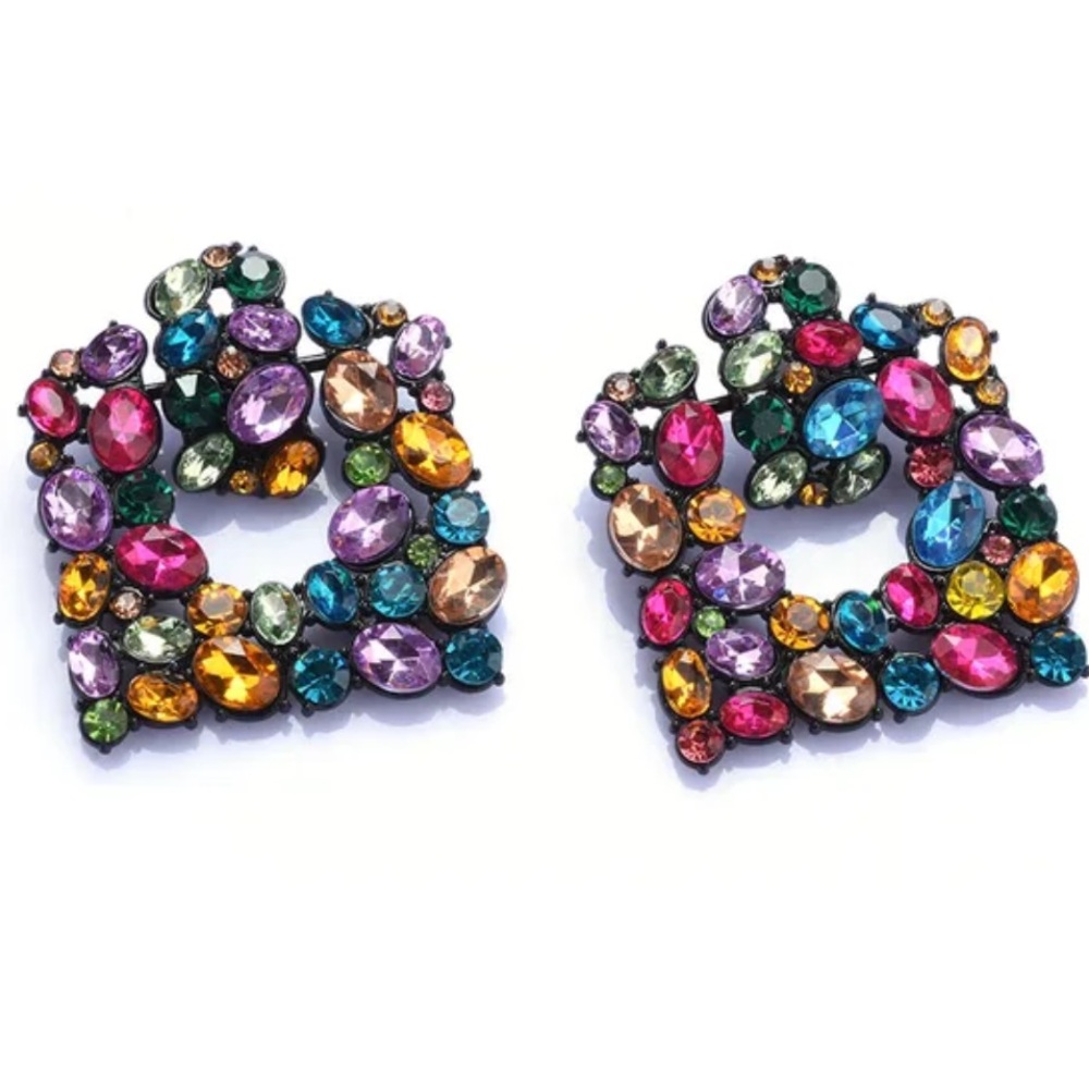 Glamour Belle Multicolored Earrings - Picture 6 of 6